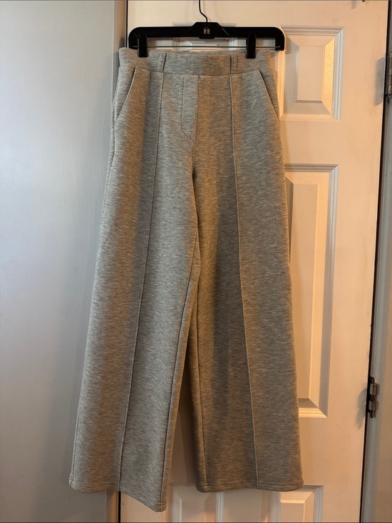 OGL Pants - OGL Wide Leg Pants in Heather Gray